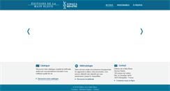 Desktop Screenshot of mainbleue.com